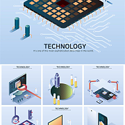 8款物聯網網絡幾何圖形球形地球圓形線條科技展板背景EPS素材全面解析